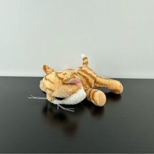 Russ Lil Peepers Chilie Orange Ginger Kitty Cat 4.5” Big Green Eyes Plush Peeper